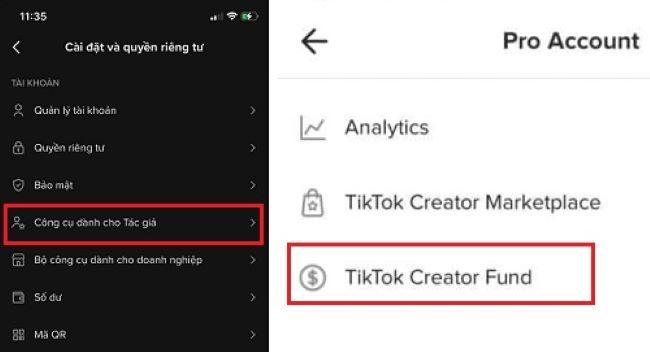 Bật tính năng nhà sáng tạo để có thể kiếm tiền trên TikTok